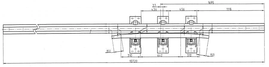 Cross Rail with Counter Rail Type R65 Mark 2/6 (Project 2521.04.000/01)