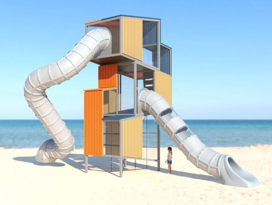 Children's Play Complex for Thematic Games and Physical Development 120.01.00