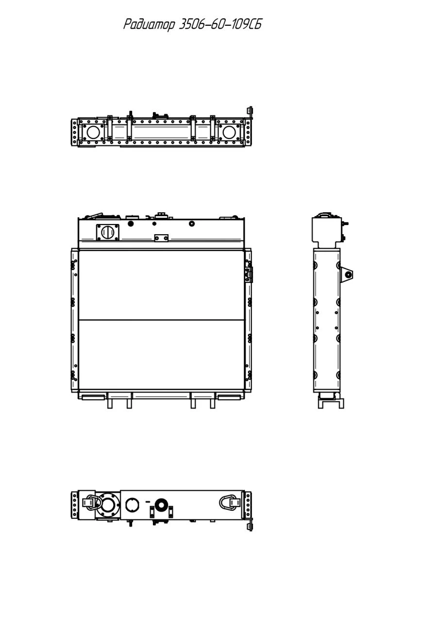 Cooling System Component Radiator 3506-60-109SB