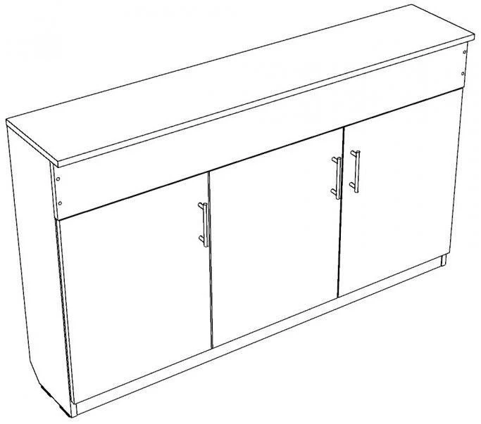 School Board Cabinet for Classroom Storage