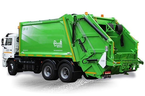 SM18 Waste Collection Truck on KAMAZ 65115 Chassis