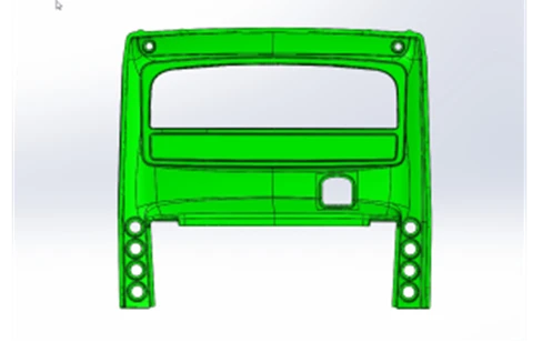Polyester Glass Fiber Rear Cladding for Vehicles AP 5299-2-5611300 SB