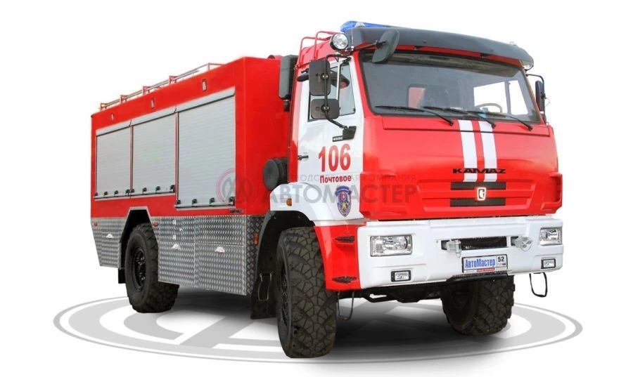 Fire Tanker Truck AC 2.3-40 (43502) on KAMAZ 43502-D5 Chassis