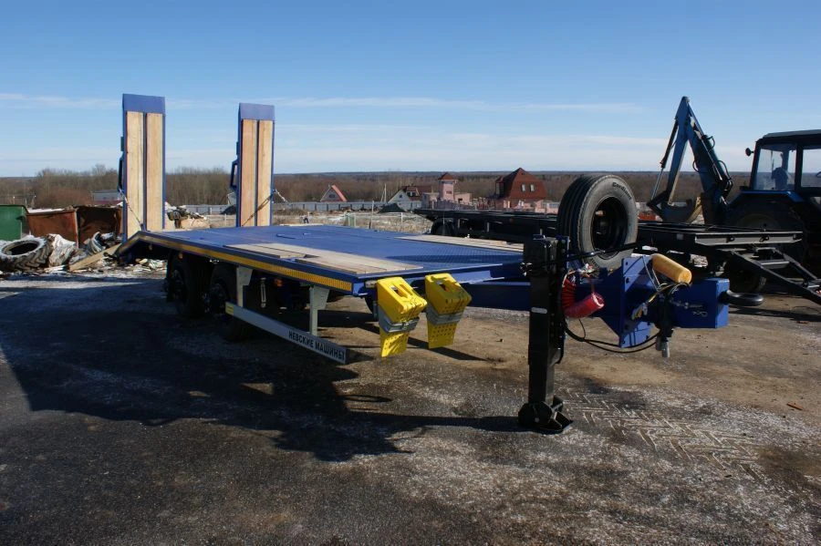 Car Trailer 8369AA with Pneumatic or Leaf Spring Suspension