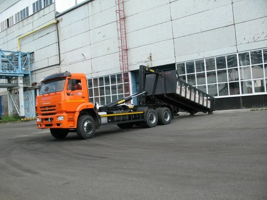 Special Multilift with Hook Loader Equipment RN T20 Type 62E155 on KAMAZ 6520-53 Chassis