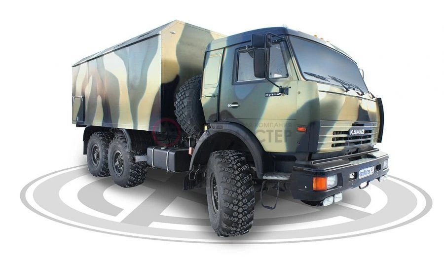 Living Module Modification 578218 on KAMAZ-43118 Chassis