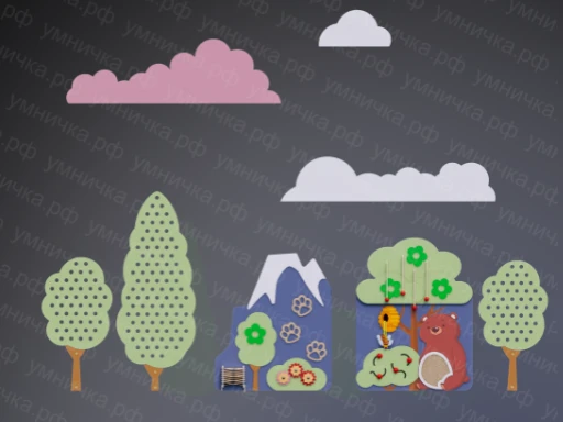 Decorative Development Panel "Forest" PMG-00L