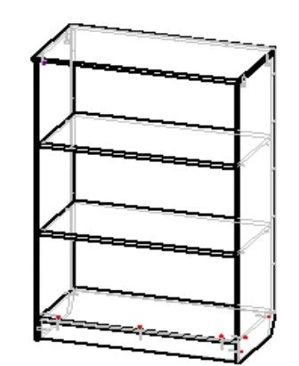 Open Document Cabinet for Storage - SHDNO8