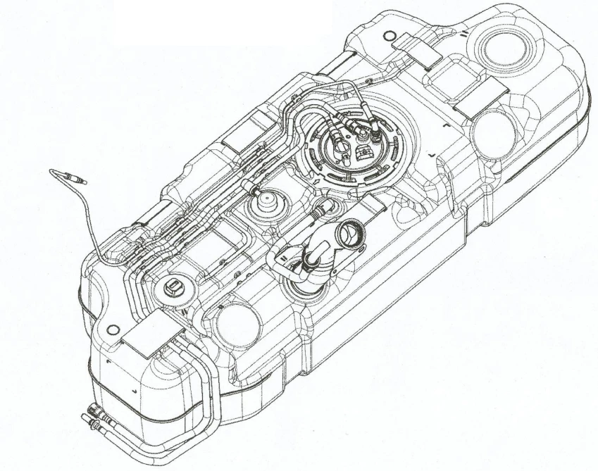 Diesel Fuel Tank for Gazelle Next Bus - A31R32-1101006-20