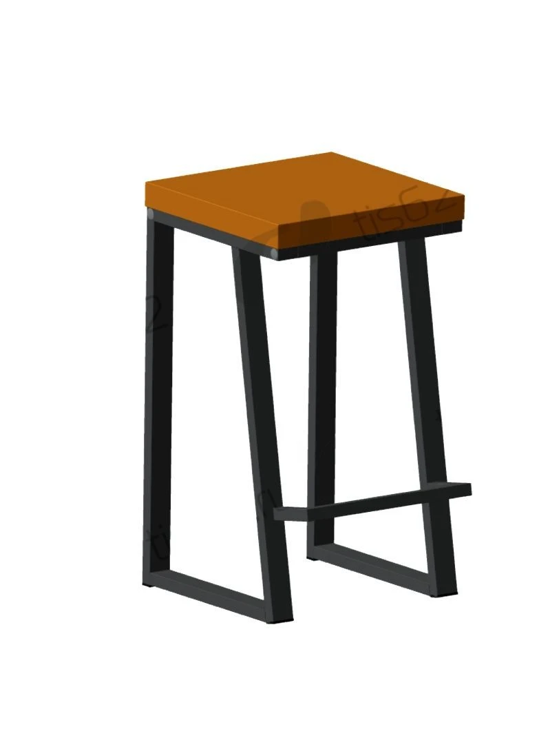 Modern Semi-Bar Stool RS 01.00.47 Terraks - Disassembled