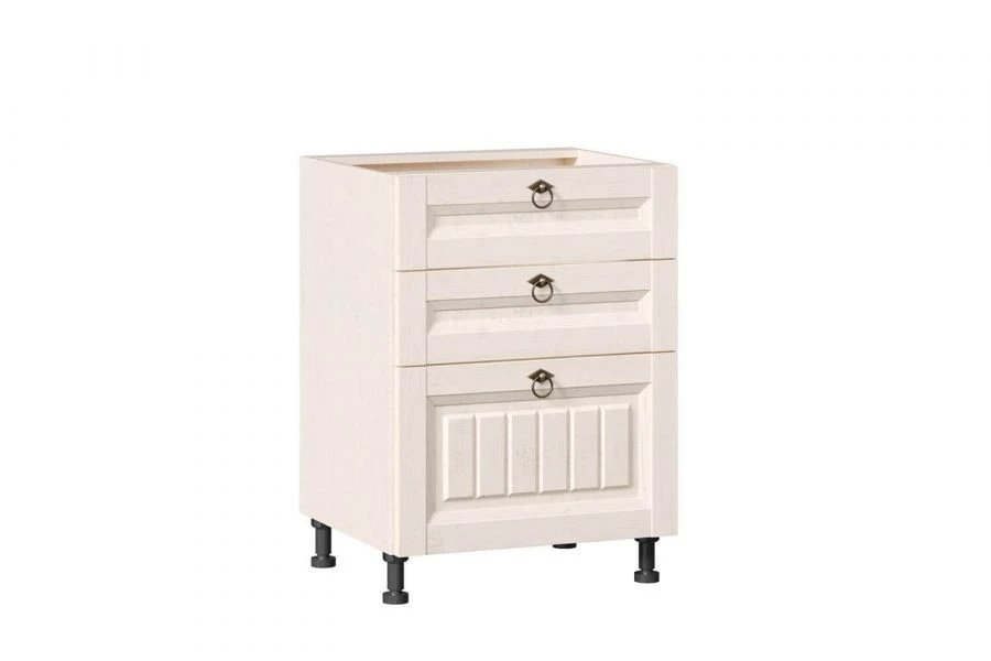 Kitchen Cabinet with 3 Drawers, Model LD.270140.000 (Provence Oak)