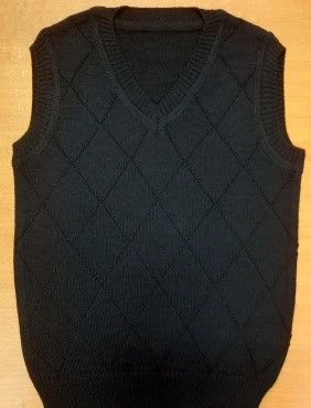 Men's Vest Made from High-Quality Blended Yarn in Custom Sizes