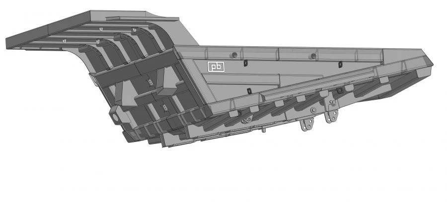 60 Ton Dump Truck Body KZV-60T-R