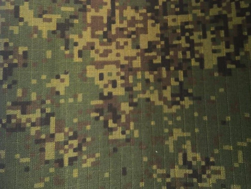 Camouflage Cotton-Polyester Fabric Art. 1215