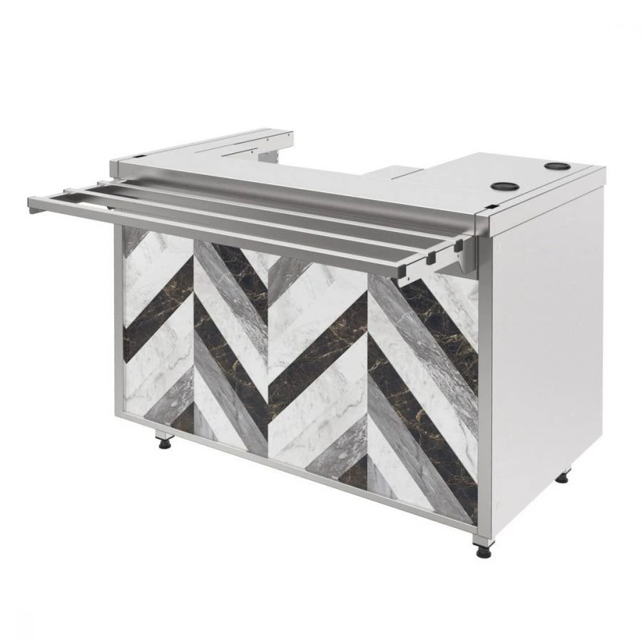 Right Cash Register Counter RCT1AR City by Refettorio