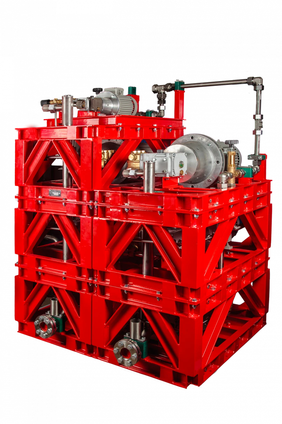 High-Pressure Water Mist Fire Suppression System "ATLAS-AQUA