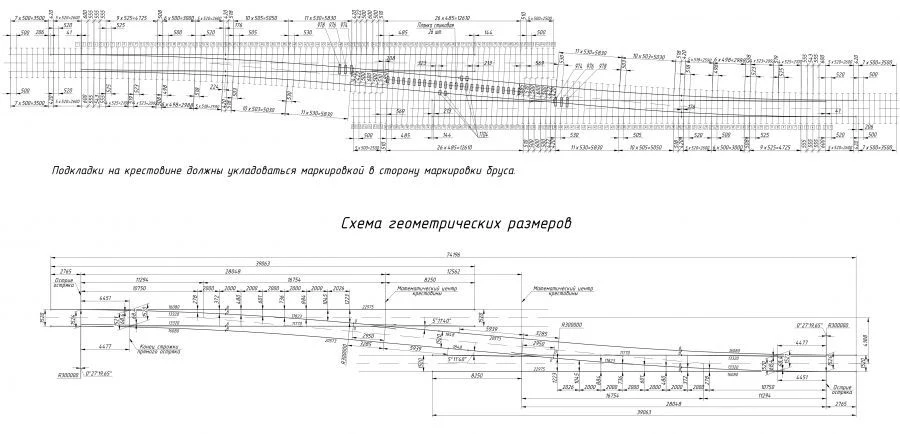 Single Crossover Type R65 Mark 1/11 (Project 2728.00.000-04/05)