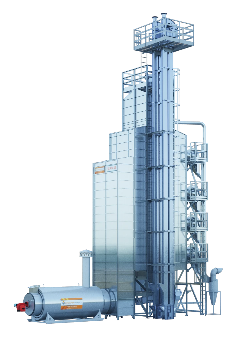 Modular Grain Dryer "Zlata" Zlata 20 (Direct Heating, Gas)