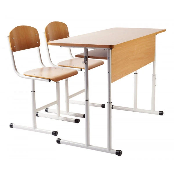 Student Desk Set with 2 Chairs - Ideal for Learning Environments