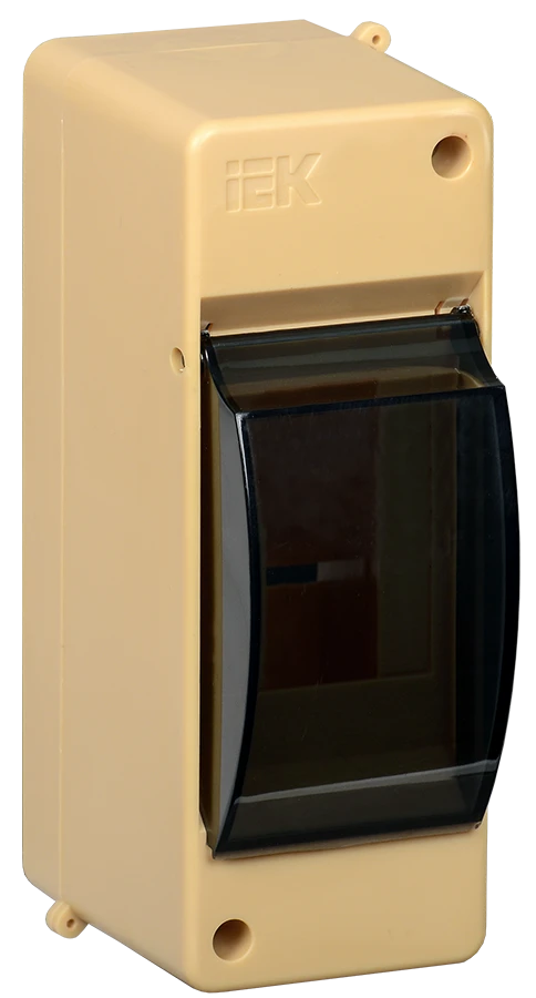 Compact Plastic Electrical Distribution Box KMPn 2/2 IP30 Pine IEK