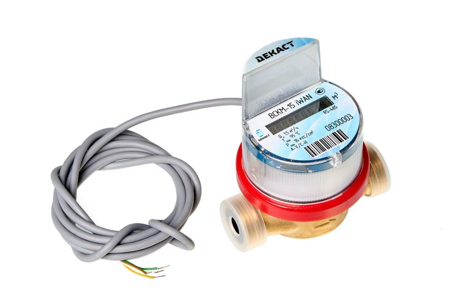 Decast VSKM-15 iWAN RS Class "C" Water Meter for Cold and Hot Water