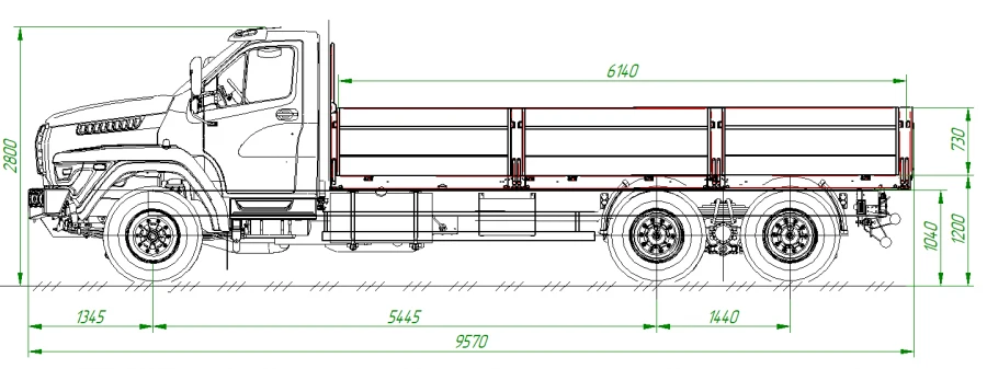 Cab Chassis Truck 4594U3 on Ural 73945-01