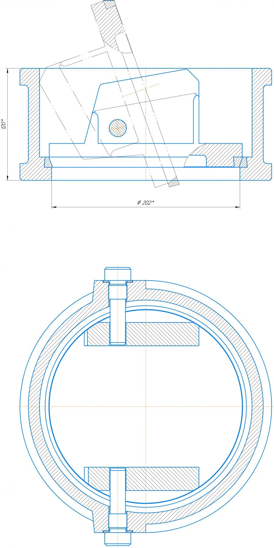 Non-Impact Reversing Valve DN 200 - 19ch01br