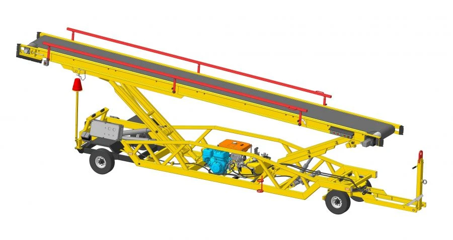 Belt Conveyor Trailer TPL-8500 for Efficient Loading/Unloading