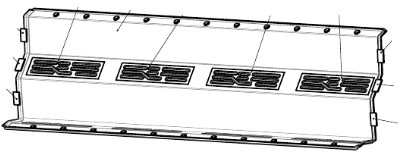 Roof Side Panel S.11-20.20.040 for Tram Cars