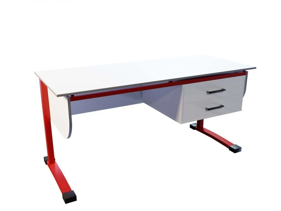 Transformable Teacher's Desk with Drawers, Model 95704-001