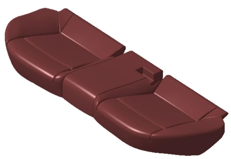 Rear Seat Cushion for Comfort and Support (FBr PE)