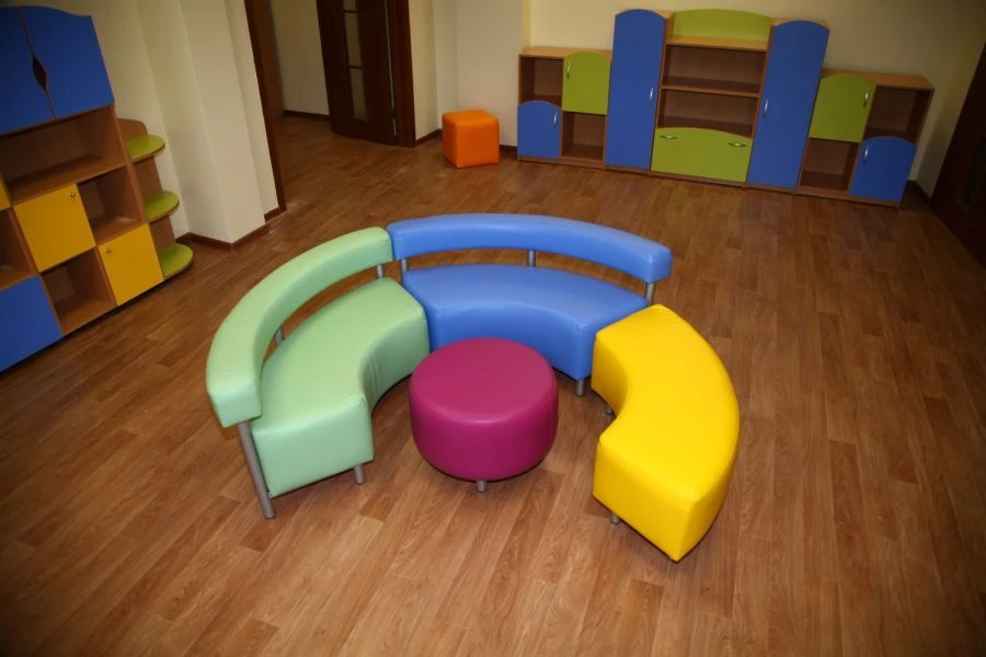 Soft Children's Bench with Arch Design