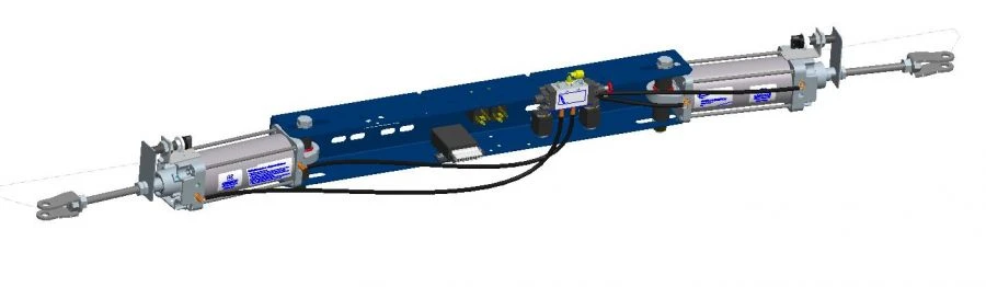 Pneumatic Door Actuator for Vehicles 40N3R63/116T1B167