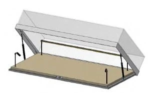 Display Showcase Type 2 with Aluminum Alloy Frame