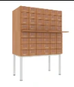Catalog Cabinet with 48 Drawers (2-Module, 6x8), on Supports