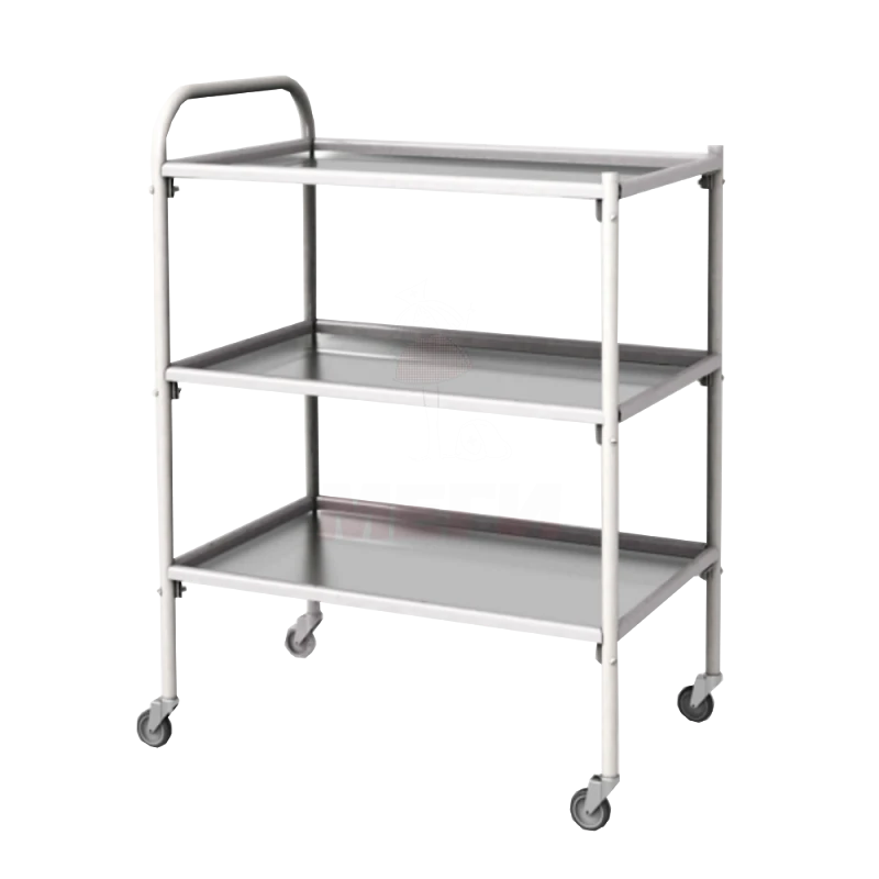 Mobile Stainless Steel Procedure Table with Three Shelves SPp-02-MSK(502)