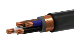 Power Cable PVVG with Copper Conductors and Cross-Linked Polyethylene Insulation