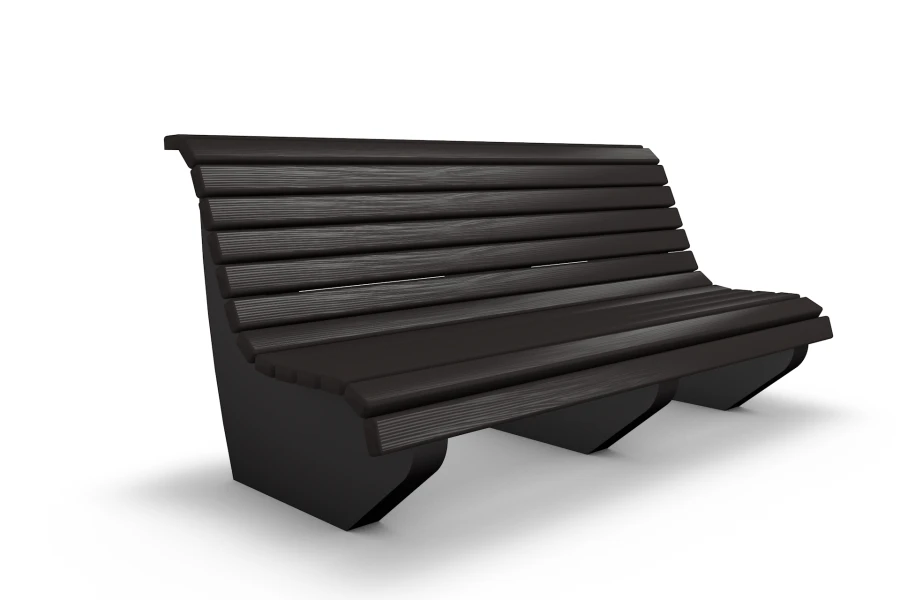 Outdoor Park Sofa with Polymer Sand Composite