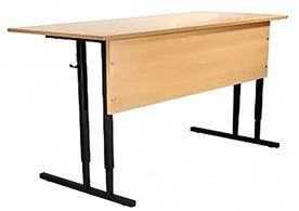 Adjustable Two-Seat Student Desk, Model SU-25-2