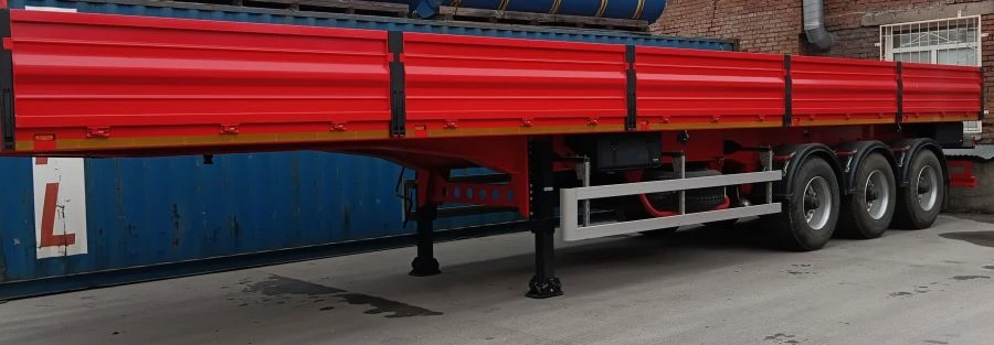 Semi-Trailer 98134V for Long Cargo Transport