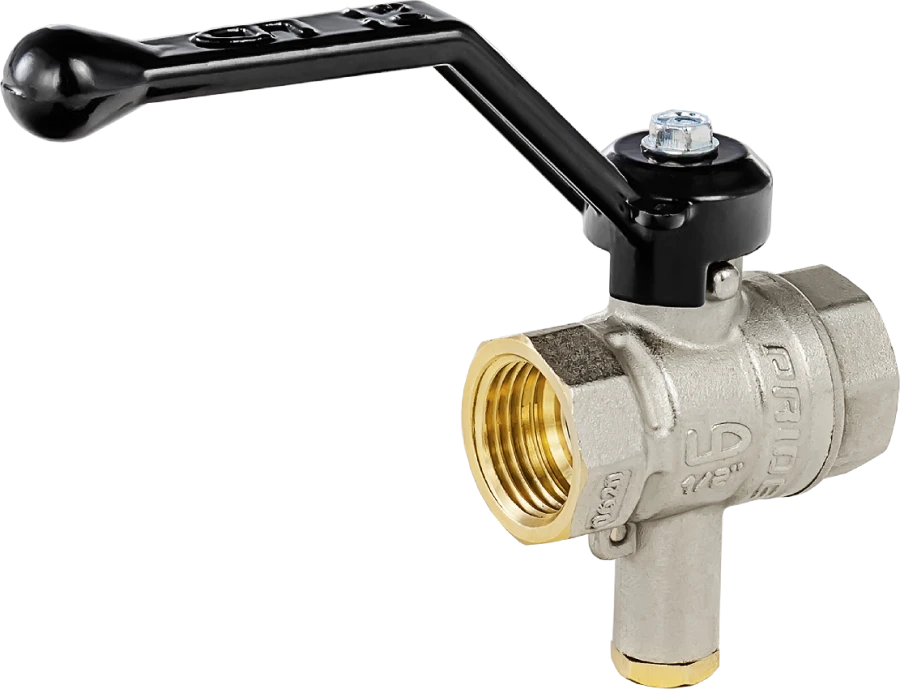 LD Pride Brass Ball Valve for Temperature Sensor LD 45.15.B-B.T.R