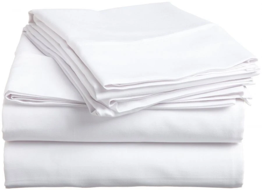 Cotton Bed Sheets with Finished Edges