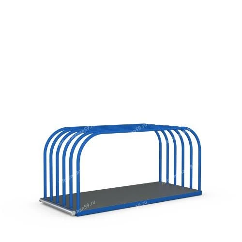Compact Vertical Storage Rack for Sheet Metal and Plywood - Model 1649