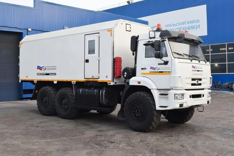 Explosive Material Transport Vehicle UZST03 586B-08 on KAMAZ 5350-D5
