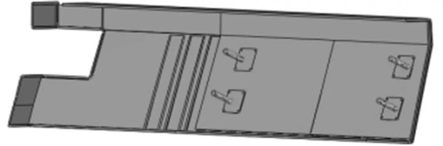 Lower Right Rear Mask Panel S.21Р-10.20.140-001