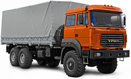 Ural 4320-82 Cargo Truck with Platform and Various Configurations