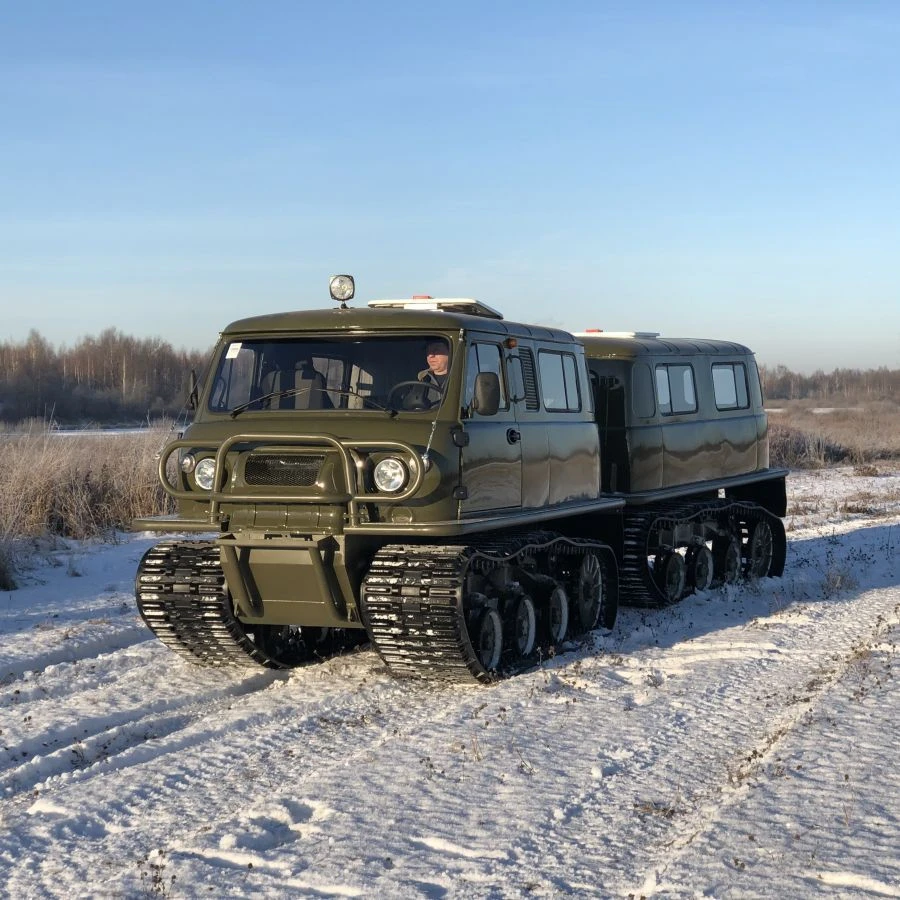 Unzha Two-Section Tracked Snow and Marsh Vehicle ZVM-3402
