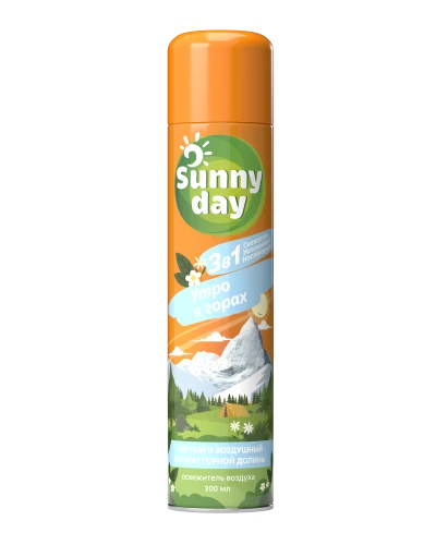 Освежитель воздуха "Sunny Day" "Утро в горах" в аэрозольной упаковке