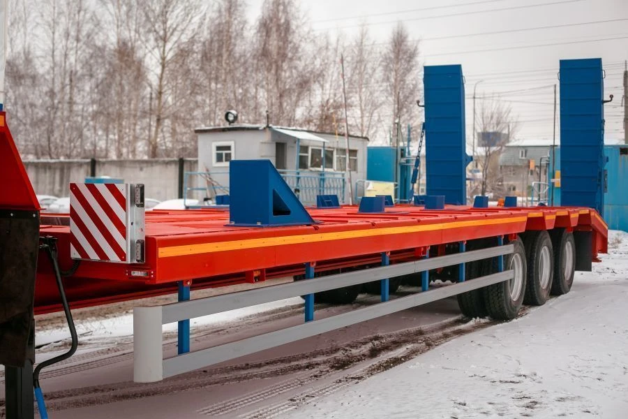 Sliding Platform Semi-Trailer SAV 93183E1...E7 with Removable Sides