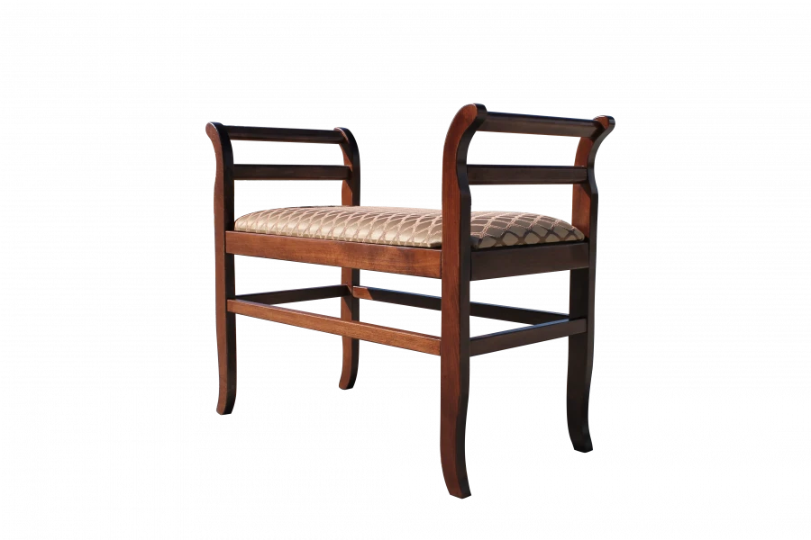 Elegant Wooden Bench No. 62
